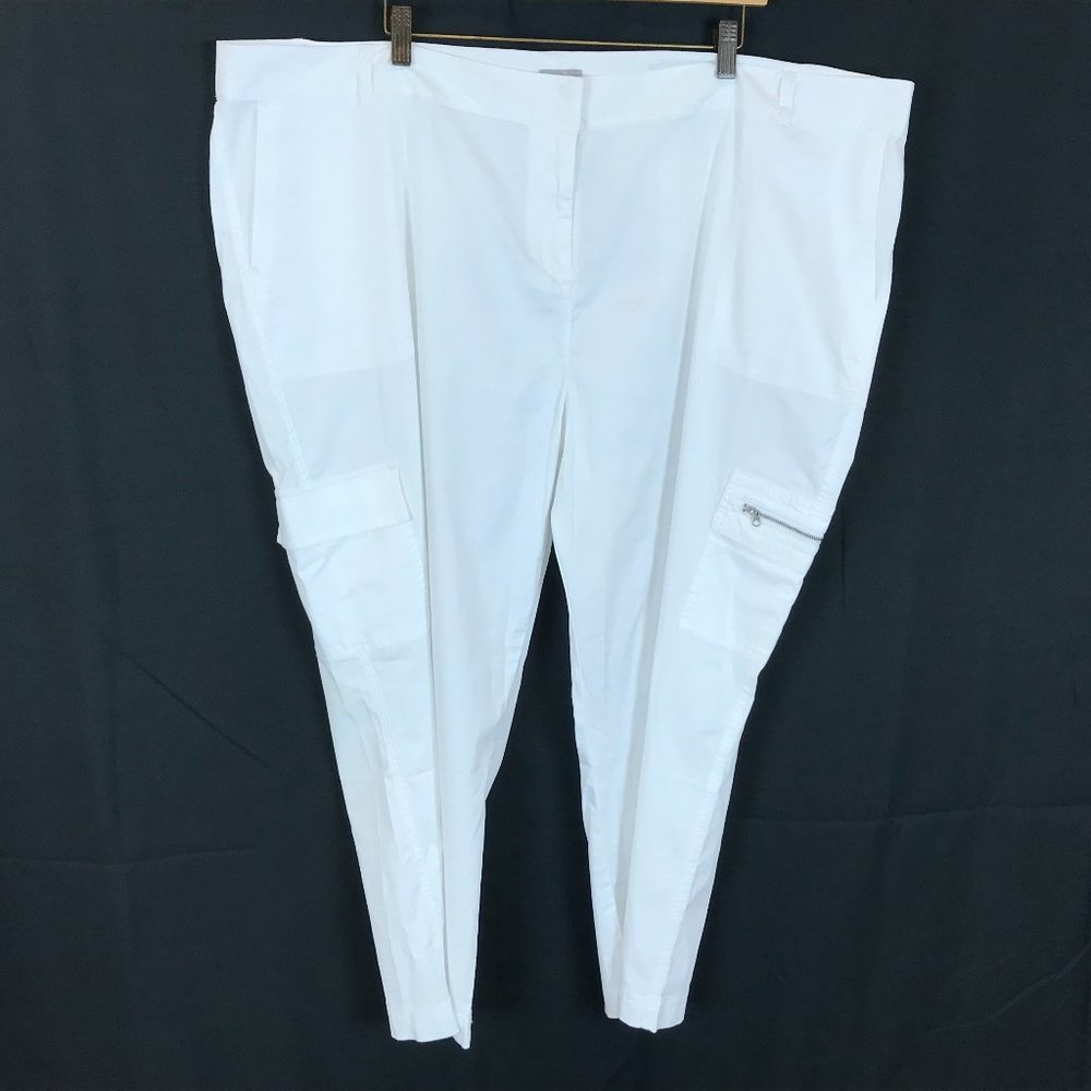 NWT Womens Plus Size 26W J. Jill Lightweight Cargo Cropped Pants